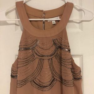 Beaded embroidered dress